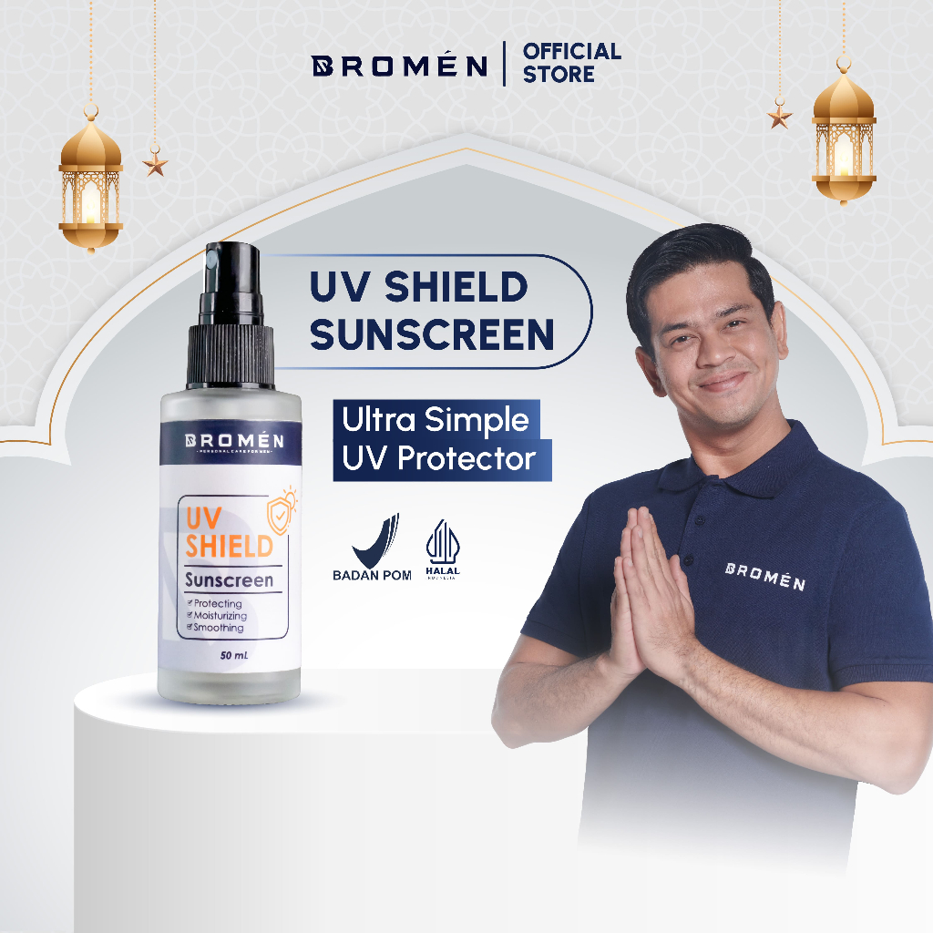 BROMEN Sunscreen Spray - Sun Protection Anti UV untuk Wajah Pria