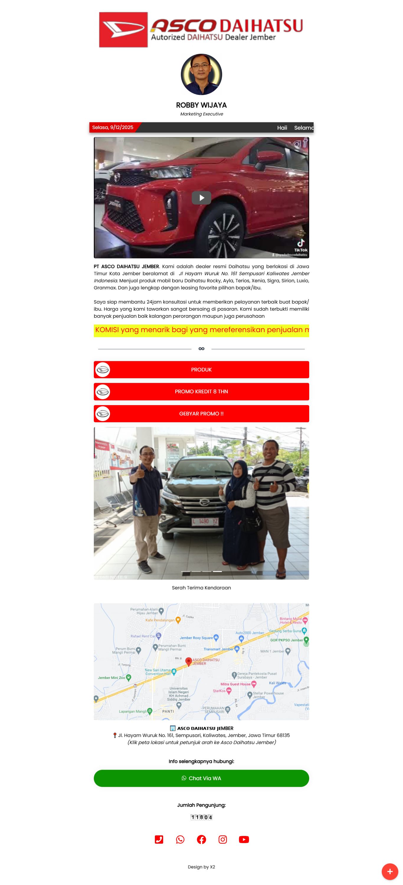 kartu nama asco daihatsu jember