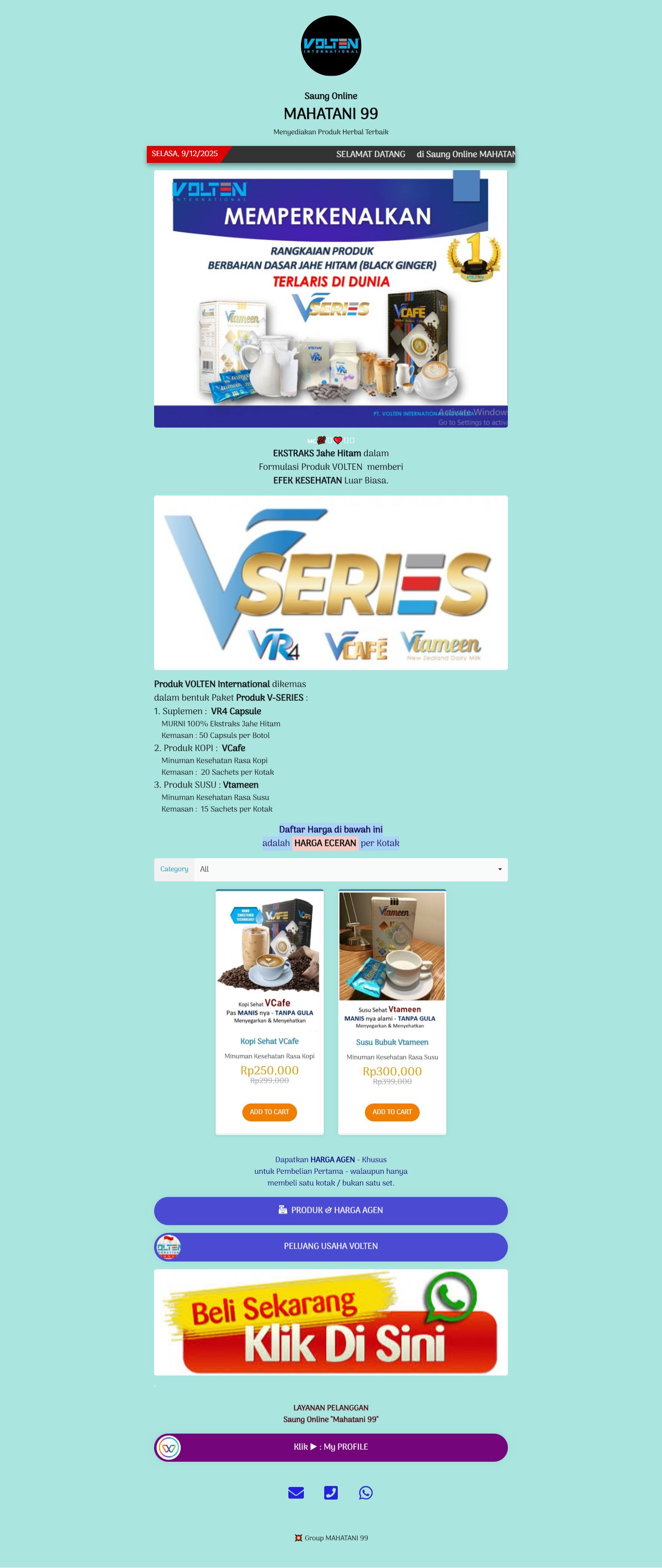 TOKO ONLINE Produk Herbal