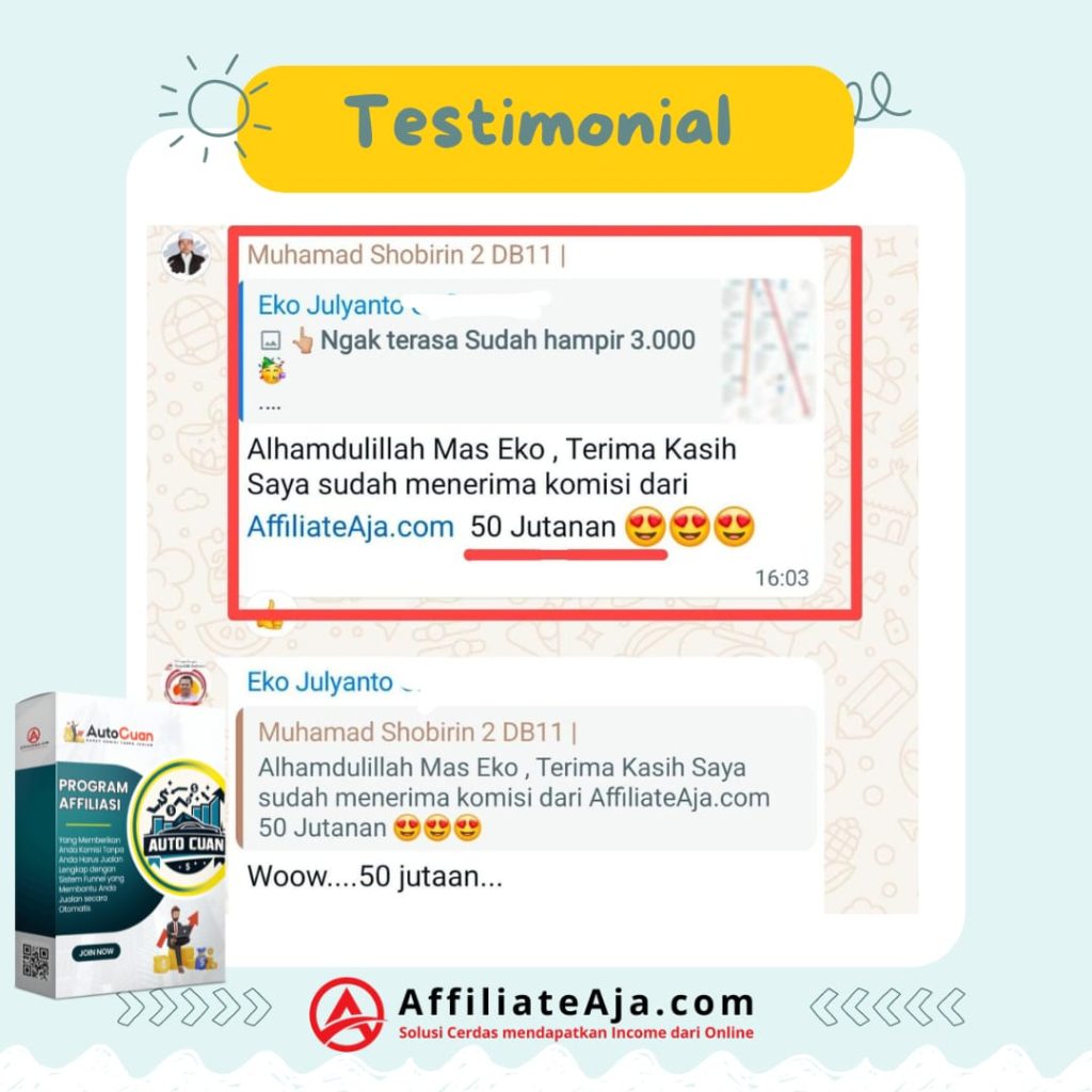 hasil setelah ikut kursus