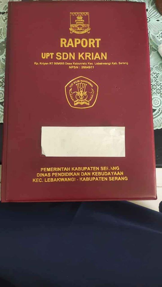 jasa cetak sampul ijazah dan rapor tk sd smp dan sma di Lampung Tengah