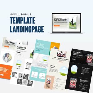 template landing page ebook 
