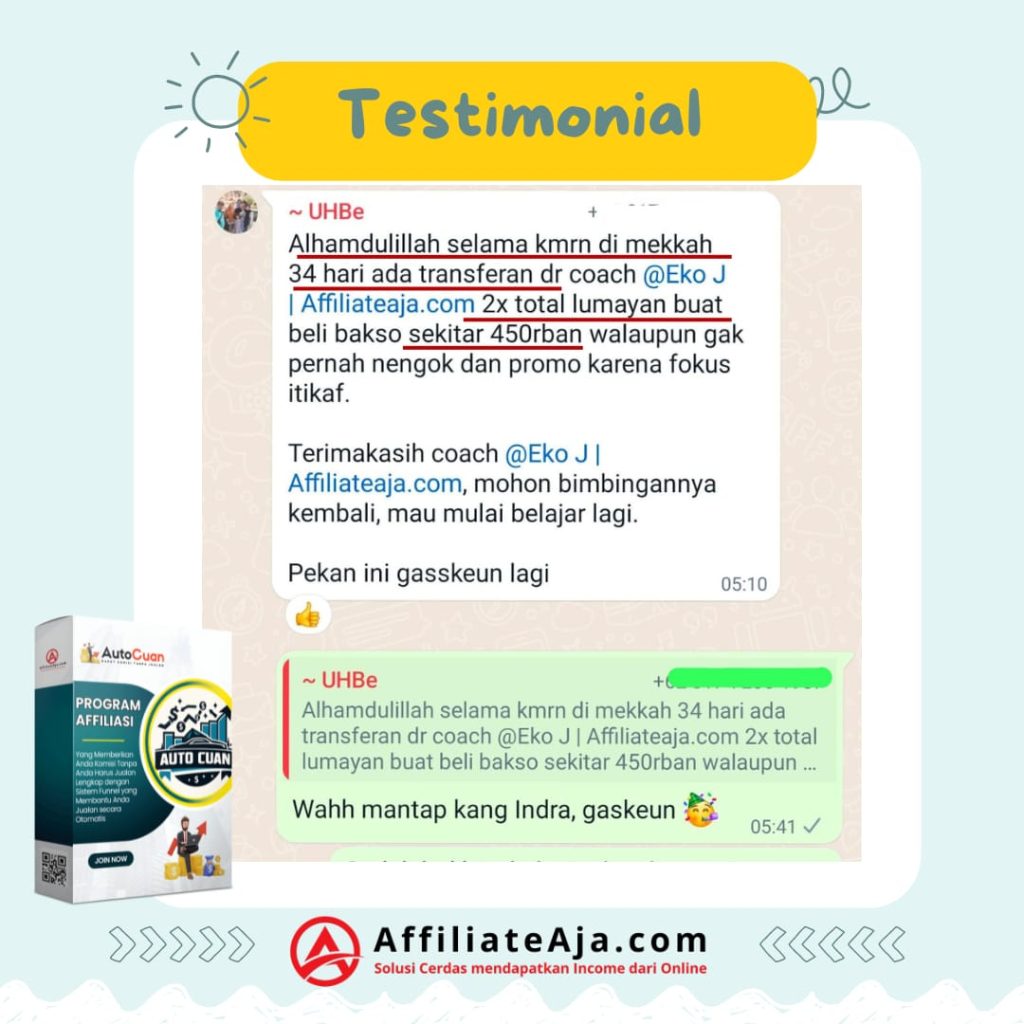testimoni user asli